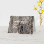 toilet in de bossen- aanpassen kaart (Gele Bloem)