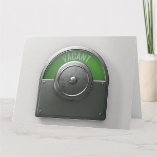 Toilet Indicator Vacant Kaart