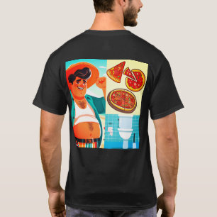 Toilet Is My Kingdom – Brute Komedie Concept T-shirt