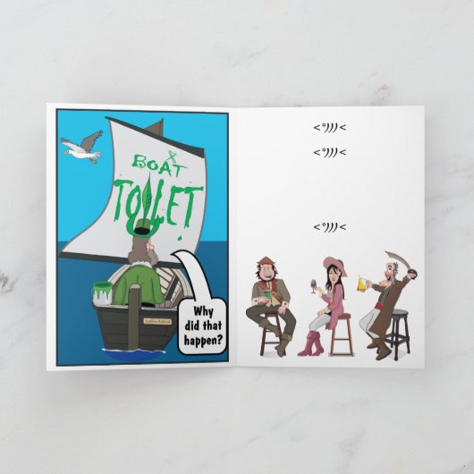 TOILET JOKE. CARTE (Intérieur)