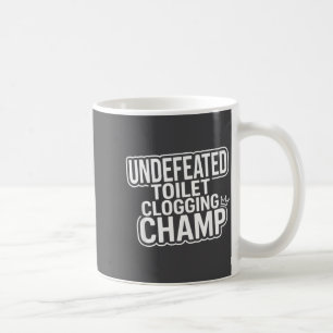 Toilet Kampioen Verstopping Onverslagen Koffiemok