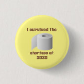 Toilet Paper Shortage Button (Voorkant)
