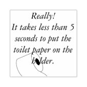Toilet Paper Stamp Rubberstempel (Afrduk)
