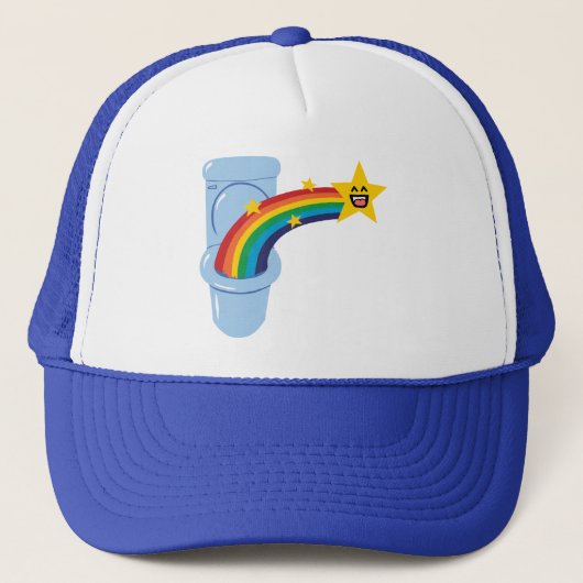 Toilet Rainbow Trucker Pet (Voorkant)