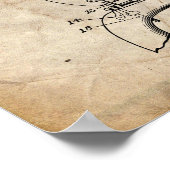 Toilet Seat Patent Poster (Hoek)