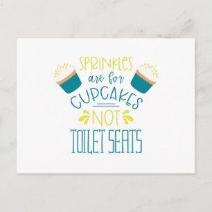 Toilet Seats & Sprinkles Briefkaart