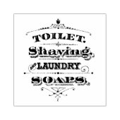 Toilet Sying Laundry Soaps Rubber Art Stempel (Afrduk)
