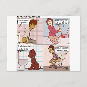 Toilet Talk Briefkaart