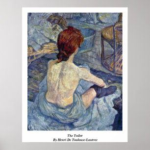 Toilet, van Henri de Toulouse-Lautrec Poster