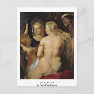 Toilet van Venus door Peter Paul Rubens Briefkaart