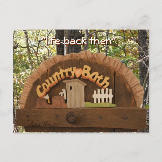 Toiletdeksel "gatdeksel" Briefkaart-aanpassen Briefkaart (Voorkant)