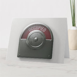 Toiletindicator Bezette Kaart