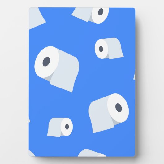 Toiletpapier Fotoplaat (voorkant)