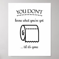 Toiletpapier Grappige Badkamer Kunst Tot Het Weg I