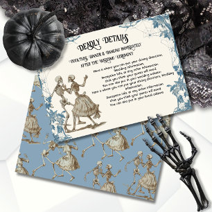 Toiletpapier Halloween gothisch skelet Details inf Kaart
