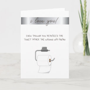 Toiletpapier Ik Hou Van Jou  Kaart
