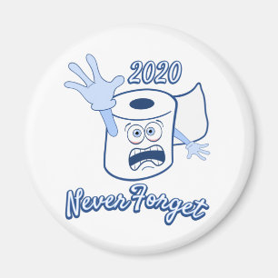 Toiletpapier Panic 2020 Magnet Magneet