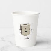 Toiletpapier Papieren Bekers (Achterkant)