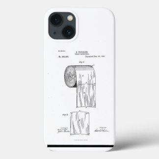 Toiletpapier  patent iPhone 13 hoesje