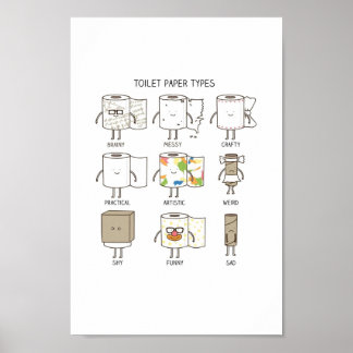 Toiletpapier Poster
