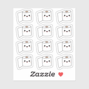 Toiletpapier Roll Potty Training / Badkamer Restoc Sticker