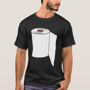 Toiletpapierrol Halloween-kostuum Grappige Verklee T-shirt