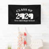 toiletpapierrolklasse van 2020 grappig afstuderen spandoek (Insitu)