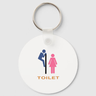 Toiletpiek Sleutelhanger