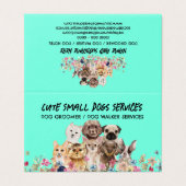 Toilettage de petits chiens verts gardien de compa (Outside Unfolded)