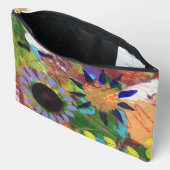Toilettas in Abstract Flowers Design Etui (Open)