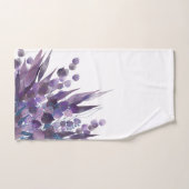 TOILETTE DE SALLE DE BAIN EUCALYPTUS BLANC PURPLE (Serviette à main)