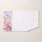 TOILETTE DE SALLE DE BAINS EN ARGENT LUXE PASTEL M (Serviette à main)