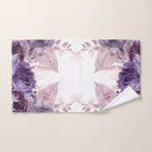 TOILETTE DE SALLE DE BAINS EN BOTANIQUE BLANC PURP (Serviette à main)