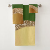 TOILETTE DE SALLE DE BAINS EN Marbre Vert (En situation)