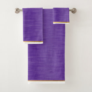 TOILETTE DE SALLE DE BAINS EN OR LUXE PURPLE