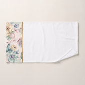 TOILETTE DOUCE DE SALLE DE BAINS FLORALE PEACH (Serviette à main)