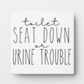 Toilette Ferme Funny Salle de bain Signal Plaque (Devant)