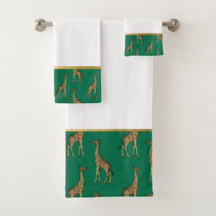 TOILETTE JUNGLE GIRAFFE GOLD TRIMMEE