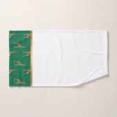 TOILETTE JUNGLE GIRAFFE GOLD TRIMMEE (Serviette à main)