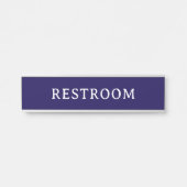 TOILETTE | Plaque de porte moderne professionnelle (Devant)
