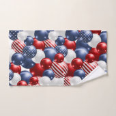 TOILETTE ROUGE BLANC BLEU PATRIOTIQUE (Serviette à main)