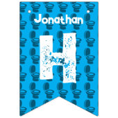 Toilette Skibidi Bannière du drapeau de fête d'ann (Deuxième drapeau)