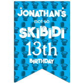 Toilette Skibidi Bannière du drapeau de fête d'ann (Premier drapeau)