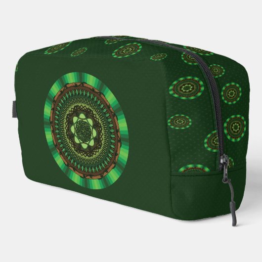 Toilette Trousse de double Earth Mandala (Coin droit)