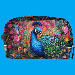 Toilette Trousse de glissement Rainbow Peacock