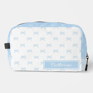 Toilette Trousse de Maquillage Coquette à Motif Rayure et N