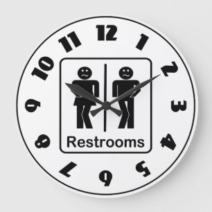 Toiletten Borduur Klok