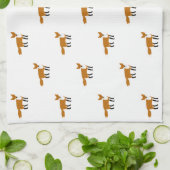 Toilettes de thé Fox Serviette de thé (Plié)