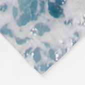 Toison Blue Ocean Waves, couvertures Thon & Sherpa (Coin)