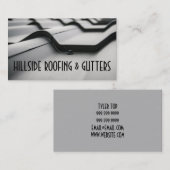 Toit, Goutters, Carte de visite de construction (Devant / Derrière)
